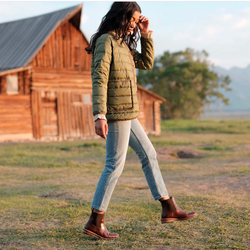 Nisolo Carmen Chelsea Boot - 7.5, Brandy